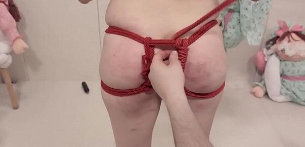  1-luxury dildo anal sex with rope BDSM teacher -2015-10-09-08-34-031